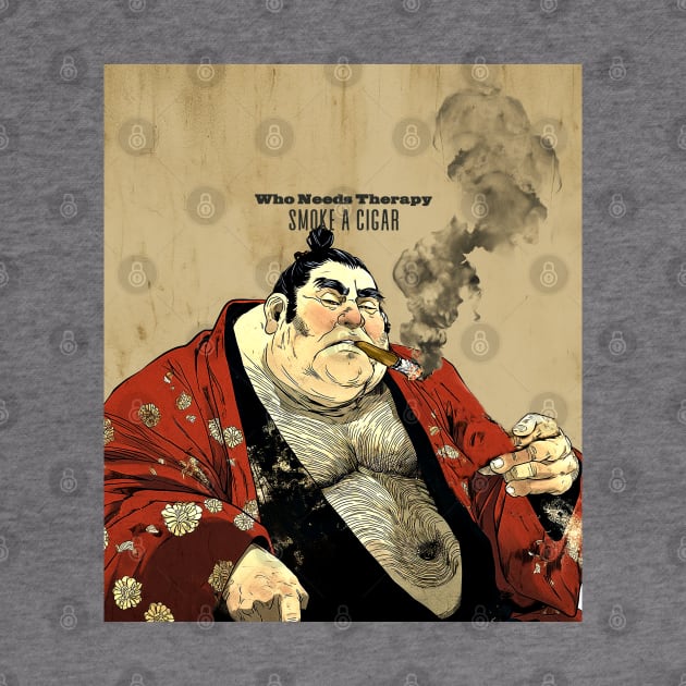 Puff Sumo: Who Needs Therapy, Smoke a Cigar by Puff Sumo